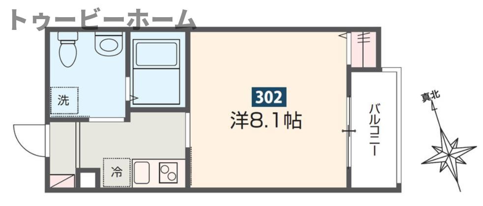 MELDIA西所沢Ⅲの間取り
