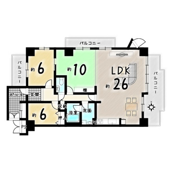 サンシティ桂坂ロイヤル参番館の画像