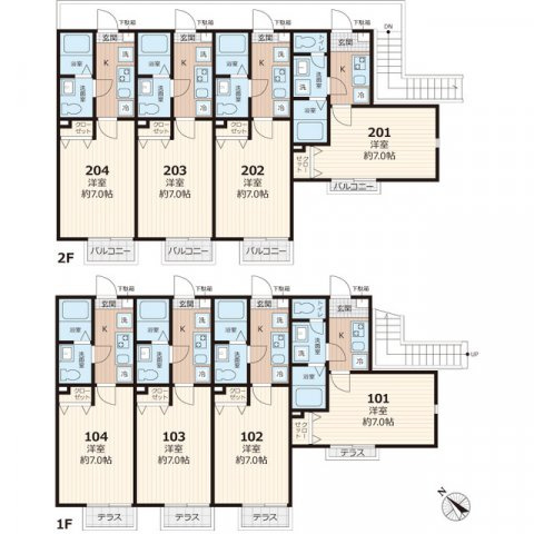 パステール・グラン桜木の間取り