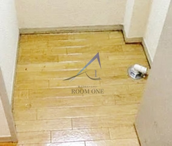 エス・フラッツの設備|洗濯機置き場です。