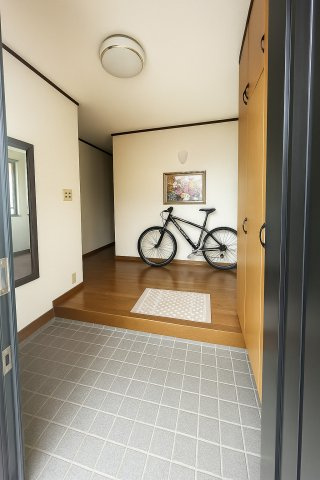 伊勢崎市連取本町既存住宅の玄関