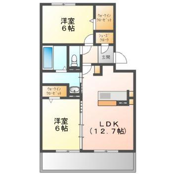 グリーンウイングの間取り