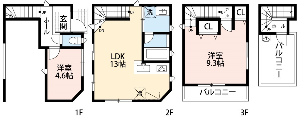 駒込2丁目戸建の間取り|間取り図