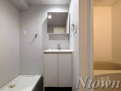 【独立洗面台】 | WingGarden千種 | 独立洗面台で身支度をすべて済ませてしまいましょう