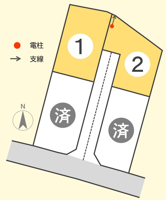 東邦ピュアコート富竹Ⅲ（3）の土地図