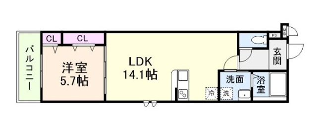 【間取り】 | リベルト・ボヌールⅡ番館