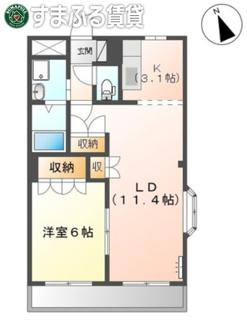 【間取り】 | クレストール松塚　岡崎市欠町