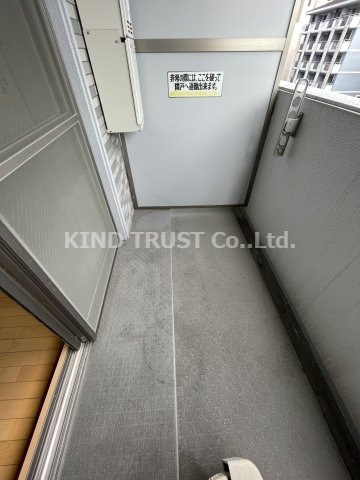 エスリード南森町駅前のバルコニー|落ち着いた時間を過ごせるバルコニーです