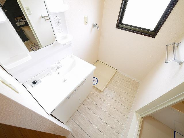 エクセル青垣の洗面所|忙しい朝には欠かせない洗面所です