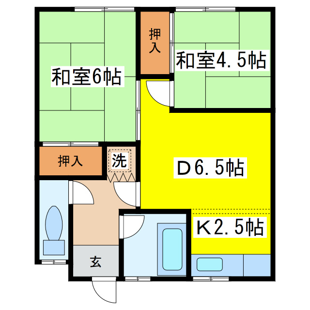 プライム鳥取の間取り