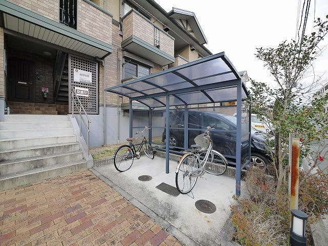 エトワール州見台のその他共用部分|駐輪場です
