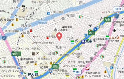 【地図】 | ジアコスモ九条シエル