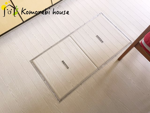 北本市本宿6丁目　中古一戸建ての内装|床下収納です