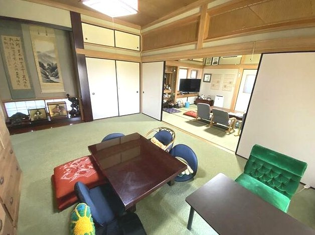 茂原市本納　平家中古戸建の和室|敷地約135坪 芝のお庭でドックランやバーベキューが可能です ５DK平家内外リフォーム履歴あり
