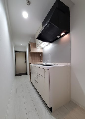 エグゼK&KⅡのキッチン|白を基調とした1口IHシステムキッチン