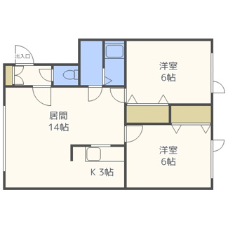 【間取り】 | キウイハイツ