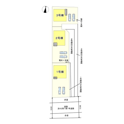 【区画図】 | たつの市龍野町片山第8/全3棟