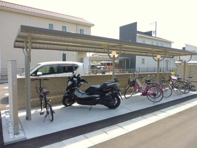 倉敷市北畝７丁目のアパートのその他共用部分|駐輪場