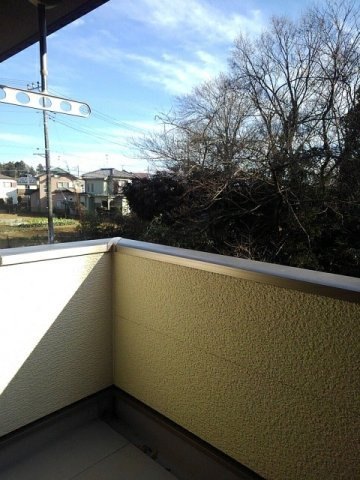 エクメーネセトル　Ｃのバルコニー|お洗濯にも便利なバルコニー付き