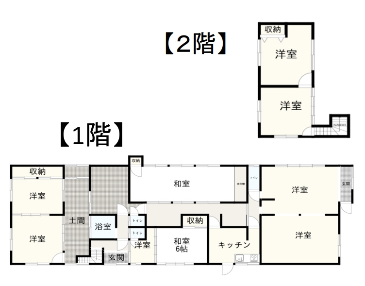 東金市東新宿　中古店舗付戸建の間取り|図面と現況に相違がある場合、現況を優先致します。