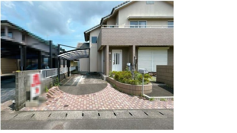 八代市竹原町中古戸建ての外観