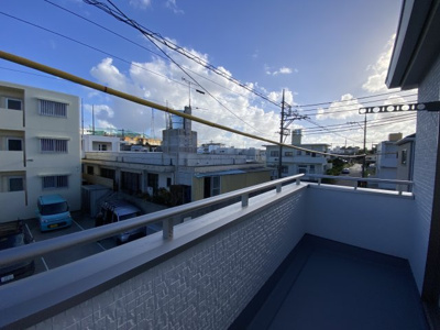 【バルコニー】 | うるま市江洲（全4棟）ラスト3号棟 | 3号棟　バルコニー♪