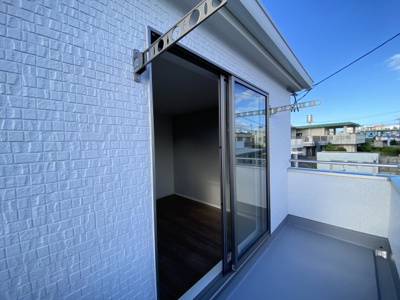 【バルコニー】 | うるま市江洲（全4棟）ラスト3号棟 | 3号棟　バルコニー♪