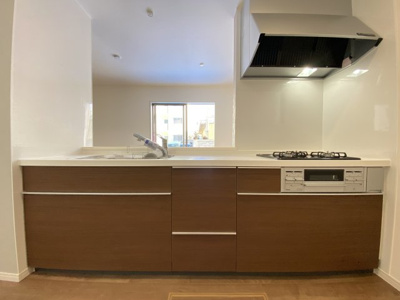 【キッチン】 | うるま市江洲（全4棟）ラスト3号棟 | 3号棟　使いやすいシステムキッチン♪