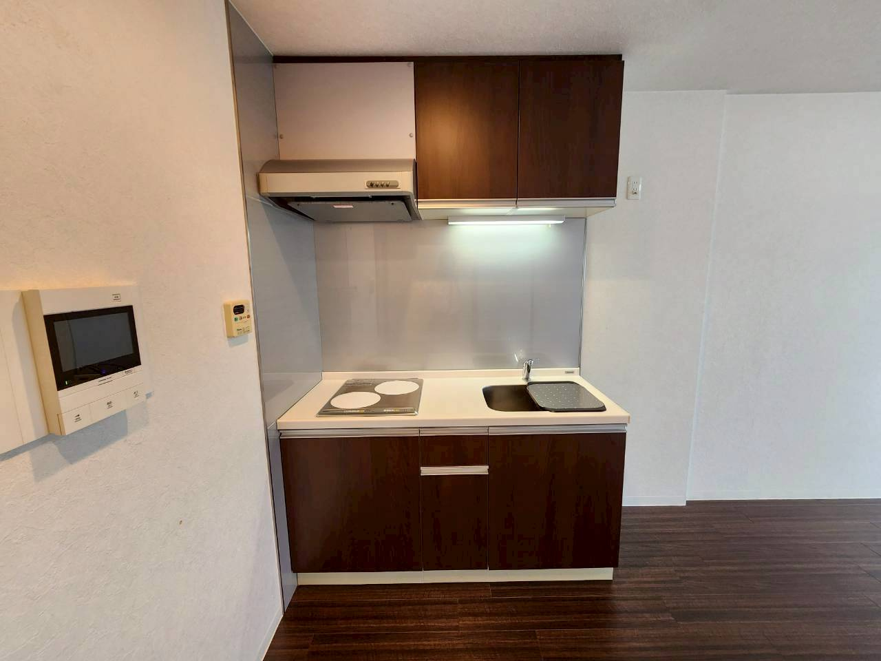 エグゼK&KⅡのキッチン|2口のIHクッキングヒーターのシステムキッチン