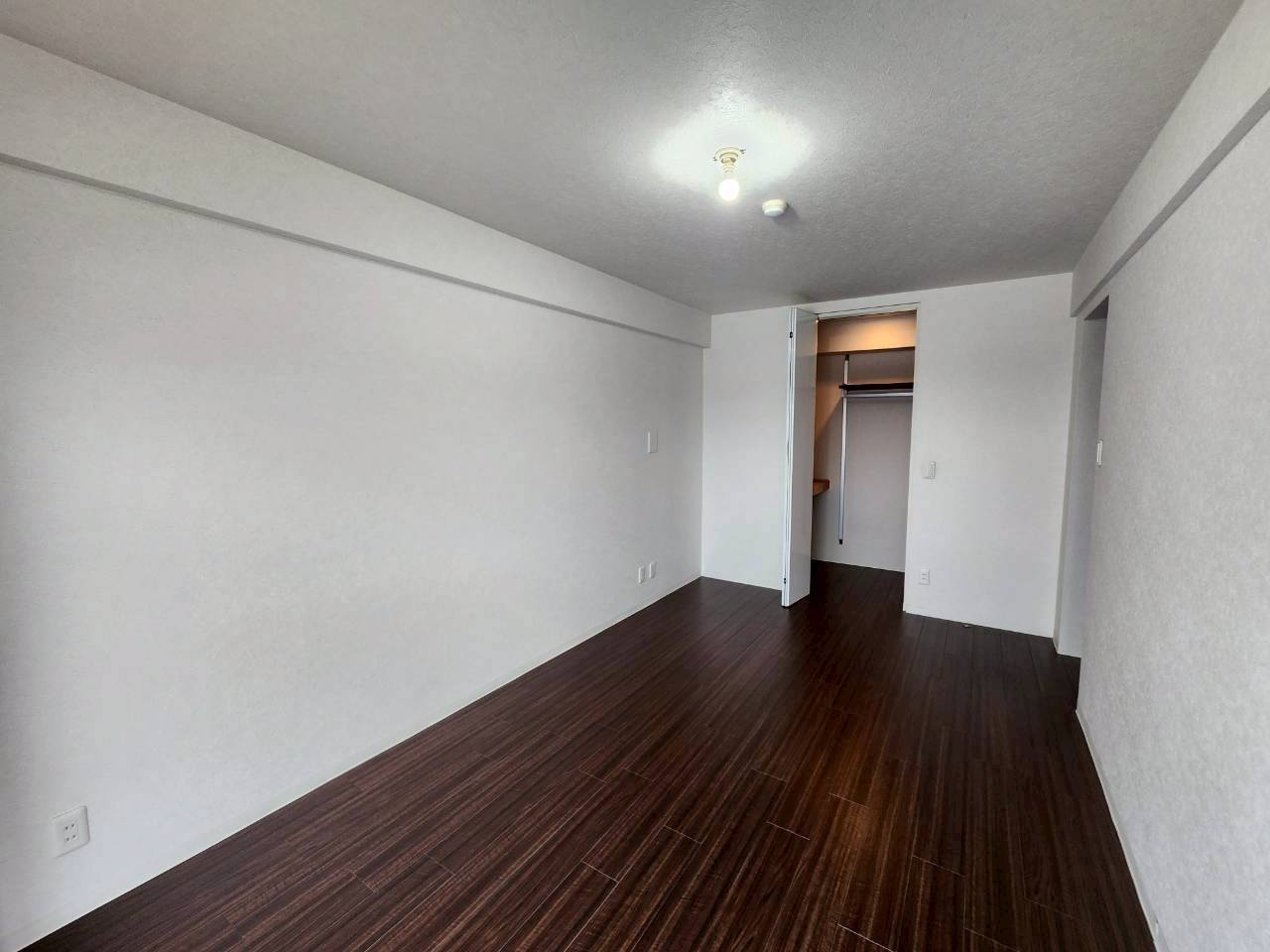 エグゼK&KⅡの洋室|大容量のウォークインクローゼットを備えた洋室