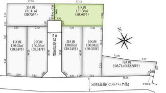 【土地図】 | 当社で現地販売会開催中　自由設計　全7棟　曽谷　4区画