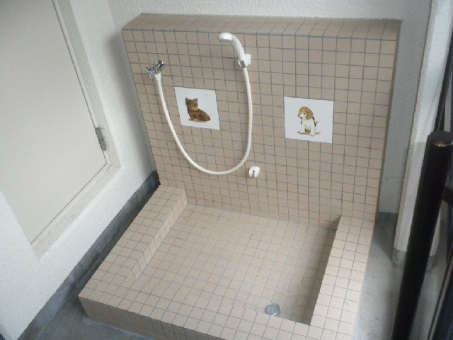 サニーアヴェニューの外観|ﾍﾟｯﾄ足洗場