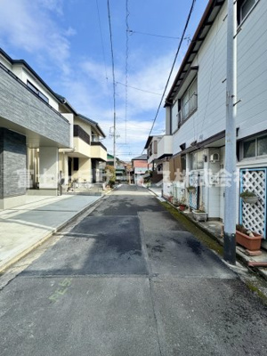 【前面道路含む現地写真】 | 静岡市葵区北番町 2期 新築一戸建て A号棟 | 前面道路含む現地写真です
