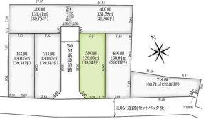 当社で現地販売会開催中　自由設計　全7棟　曽谷　5区画の画像