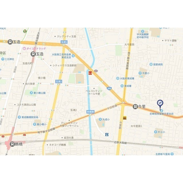 アドバンス大阪バレンシアの地図