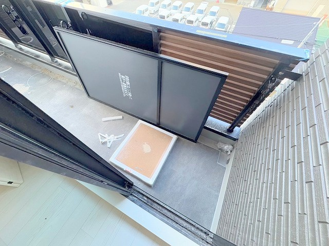 Buzz神崎川のバルコニー