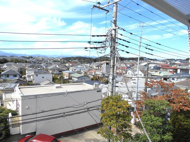 町田市玉川学園３丁目の中古一戸建の展望|２階バルコニーからの眺望 