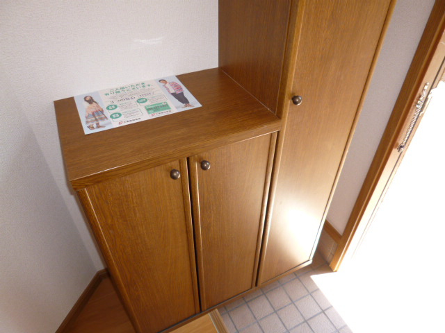 ツインシャトーBの玄関|シューズボックス