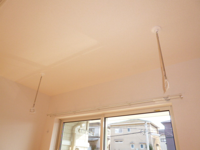 ピュアグリーンＢの内装|室内物干し