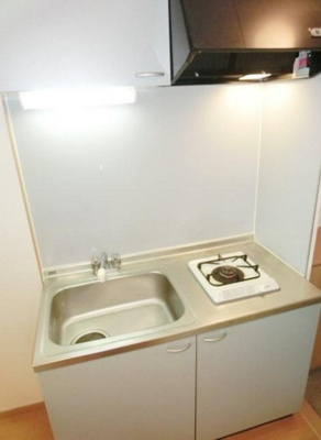 【キッチン】 | ソレジオ杉並 | 1口コンロのガスキッチン。