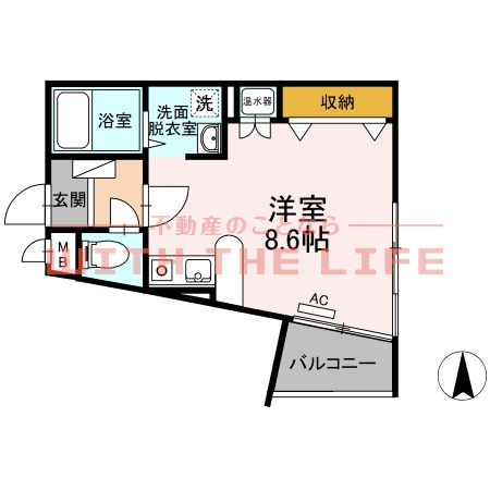 ロッヂングスオーク【キャッシュバック対象物件】の間取り