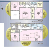 【名古屋市港区高木町2丁目43−1新築戸建1号棟】✨️仲介手数料無料✨️高木小学校・宝神中学校の画像