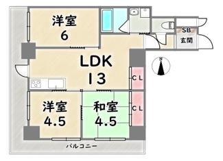 【間取り】 | パレジット五条