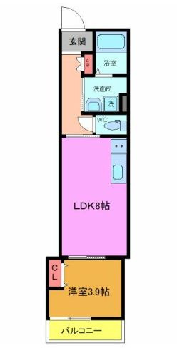 ペルル穴川の間取り