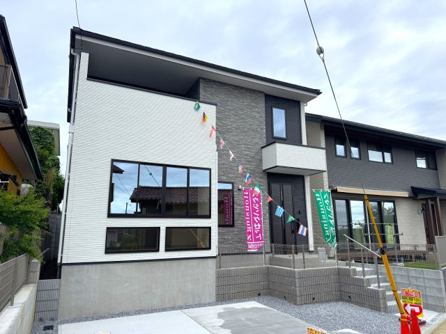 柏市亀甲台町２丁目新築戸建の外観|完成済み内覧可能です！！