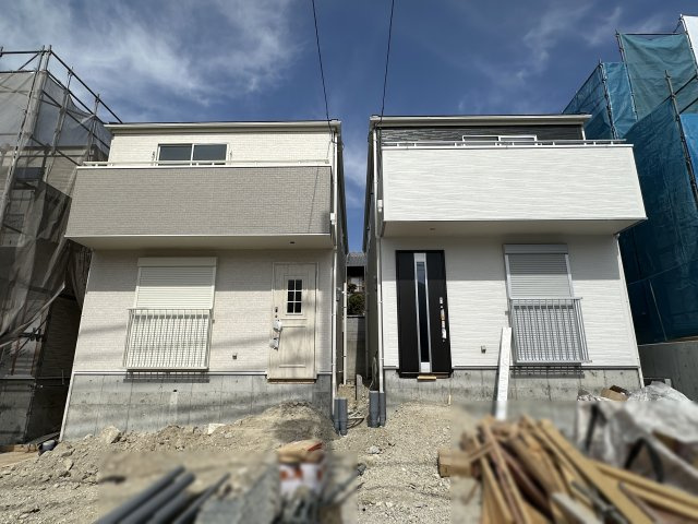 神戸市須磨区北落合4丁目新築戸建5号棟の前面道路含む現地写真|2025年10月27日撮影