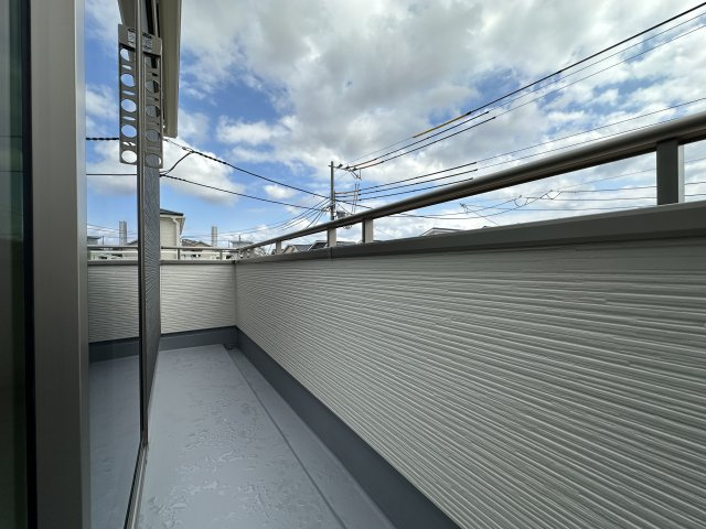 神戸市須磨区北落合4丁目新築戸建2号棟のバルコニー
