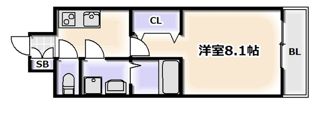 【間取り】 | メルディアクレスト難波ソルテラス