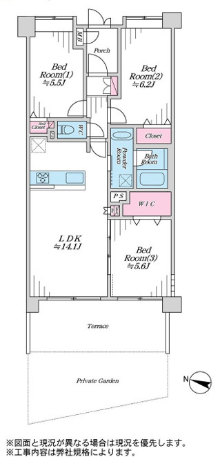 サンクレイドル志木の間取り