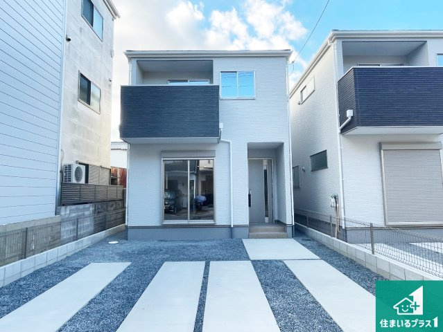 京都市伏見区向島庚申町　第2期　新築一戸建ての外観|安心の10年保証！外観を美しく保ち、雨水で汚れを落とします！気になることがありましたら、お気軽にお問い合わせください！